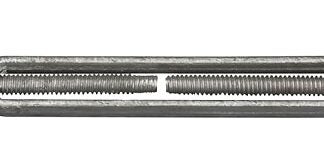 Ben-Mor 70524 Turnbuckle, 3/8 in Thread, Hook, Eye, 6 in Take-Up