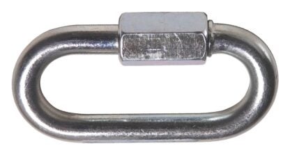 Ben-Mor 70703 Chain Quick Link, 5/16 in Trade, 1760 lb Working Load, Steel, Zinc Sells in Quantity of 12