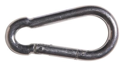 Ben-Mor 70800 Carbine Snap Hook, 3/16 in, 100 lb Working Load, Steel, Zinc Sells in Quantity of 12