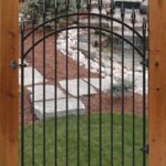 Nuvo Iron DGI0140/RG02/AG03 Ornamental Gate, 33 in W, 72 in H, Iron, Black