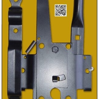 Nuvo Iron DTPLUH Post Latch with Ultimate Handle, Galvanized Steel