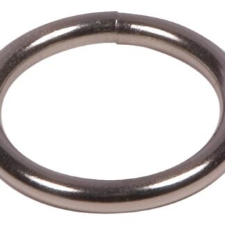 Ben-Mor 71000 Round Ring, 1 in Dia Ring, Steel, Nickel-Plated Sells in Quantity of 12