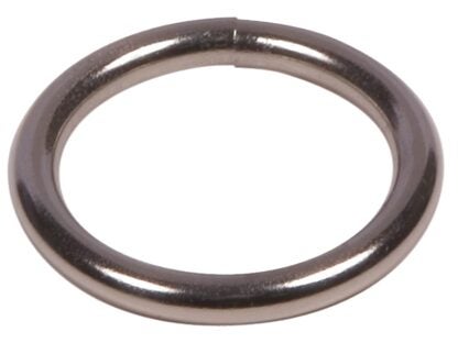 Ben-Mor 71000 Round Ring, 1 in Dia Ring, Steel, Nickel-Plated Sells in Quantity of 12