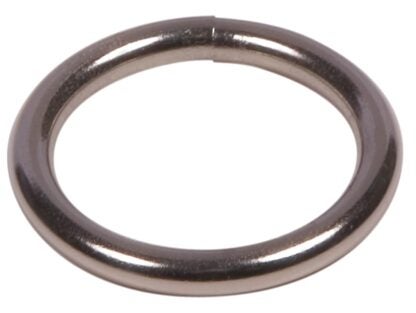 Ben-Mor 71001 Round Ring, 1-1/4 in Dia Ring, Steel, Nickel-Plated Sells in Quantity of 12