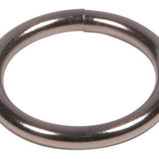 Ben-Mor 71002 Round Ring, 1-1/2 in Dia Ring, Steel, Nickel-Plated Sells in Quantity of 12