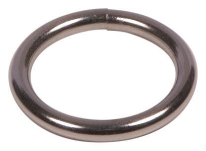 Ben-Mor 71002 Round Ring, 1-1/2 in Dia Ring, Steel, Nickel-Plated Sells in Quantity of 12