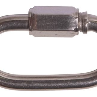 Ben-Mor 77097 Chain Quick Link, 3/8 in Trade, 2640 lb Working Load, Stainless Steel