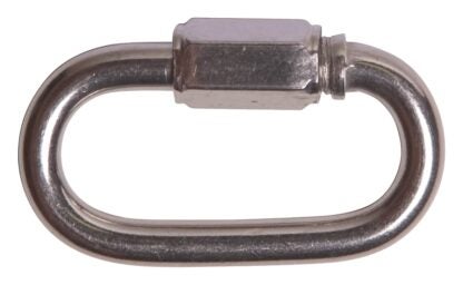 Ben-Mor 77097 Chain Quick Link, 3/8 in Trade, 2640 lb Working Load, Stainless Steel