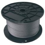 Ben-Mor 82334 Cable, 7 x 7 Strands, 250 ft L, Galvanized/PVC-Coated