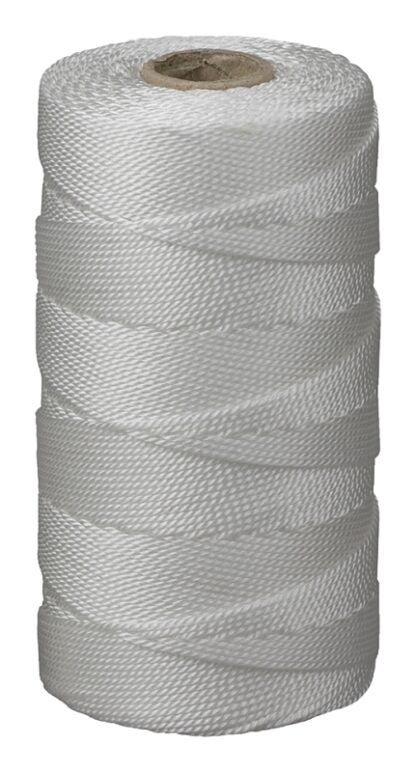 Ben-Mor 60120 Twine, #18 Dia, 250 ft L, Nylon, White Sells in Quantity of 6