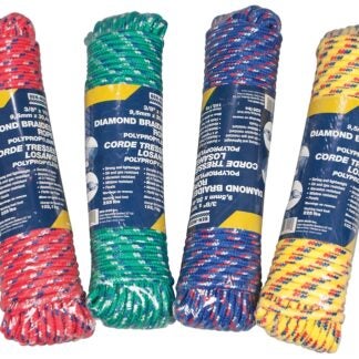 Ben-Mor 60249 Rope, 3/8 in Dia, 100 ft L, Polypropylene, Multi-Color