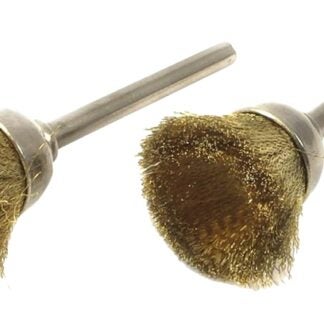 Forney 60232 Cup Brush Set, 3/8 in Dia