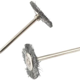 Forney 60251 Wire Brush Set, 1 in Dia, 1/8 in Arbor/Shank, Steel Bristle