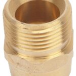 Forney 75114 Screw Nipple, M22 x 1/4 in Connection, Male x FNPT