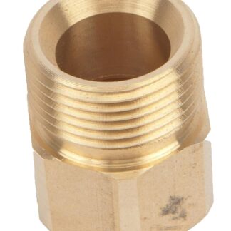 Forney 75116 Screw Nipple, M22 x 3/8 in Connection, Male x FNPT