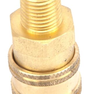 Forney 75126 Quick Coupler, 1/4 in Connection, MNPT, Brass