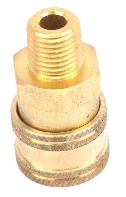 Forney 75126 Quick Coupler, 1/4 in Connection, MNPT, Brass