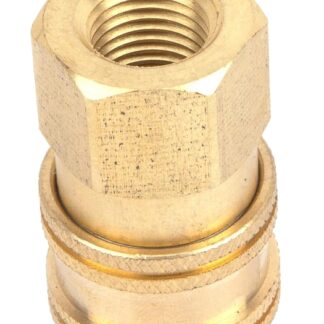 Forney 75127 Quick Coupler, 1/4 in Connection, FNPT, Brass