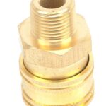 Forney 75128 Coupler, 3/8 in Connection, FNPT, Brass