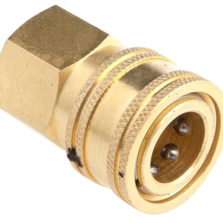 Forney 75129 Coupler, 3/8 in Connection, FNPT, Brass