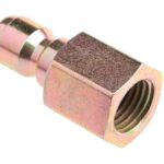 Forney 75135 Plug, 1/4 in Connection, Quick Connect Plug x FNPT, Steel