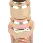 Forney 75136 Plug, 3/8 in Connection, Quick Connect Plug x MNPT, Steel