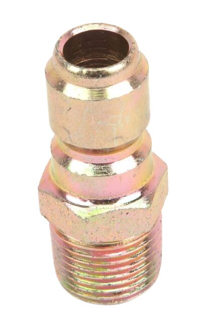 Forney 75136 Plug, 3/8 in Connection, Quick Connect Plug x MNPT, Steel