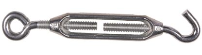 Ben-Mor 70555 Turnbuckle, 3/8 in Thread, Hook, Eye, 3 in Take-Up, Metal