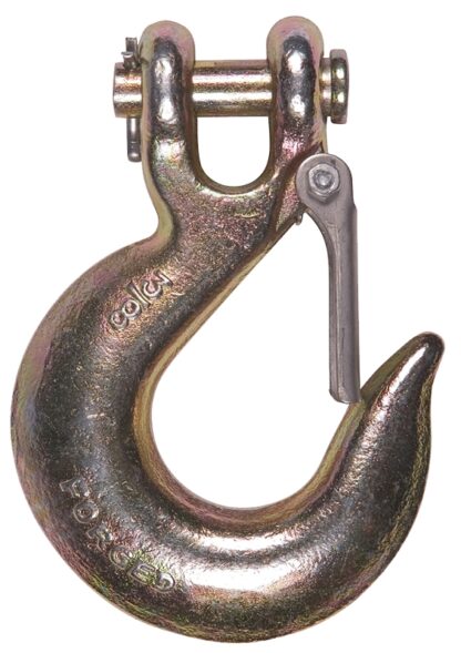 Ben-Mor 70950 Clevis Slip Hook, 1/4 in, 70 Grade, Gold Chromate