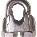 Ben-Mor 73022 Wire Rope Clip, 1/8 in Dia Wire Rope, Stainless Steel