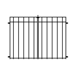 Nuvo Iron CDGQF2 Coral Double Gate, 24 in W Gate, 34 in H Gate