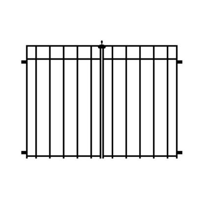 Nuvo Iron CDGQF2 Coral Double Gate, 24 in W Gate, 34 in H Gate