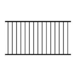 RAILING STEEL BLACK 36 X 70IN