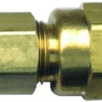 Fairview 66-6CP Pipe Connector, 3/8 in, Tube x Female, Brass, 200 psi Pressure Sells in Quantity of 10