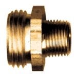 Fairview 196CP Pipe Coupling, 3/8 in, Male, Brass