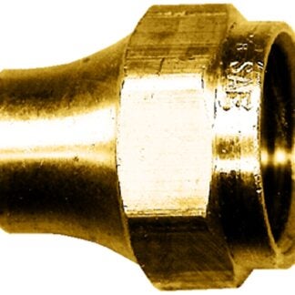 Fairview 41-6P Long Nut, 3/8 in, Brass Sells in Quantity of 10