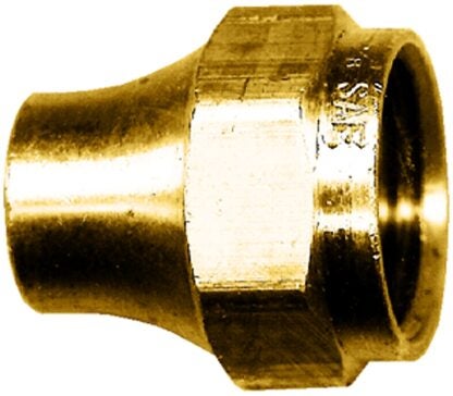 Fairview 41-6P Long Nut, 3/8 in, Brass Sells in Quantity of 10