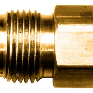 Fairview 46-8DP Pipe Connector, 1/2 in, Flare x FIP, Brass, 750 psi Pressure Sells in Quantity of 10