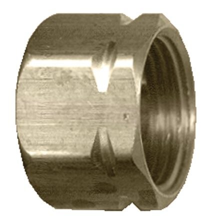 Fairview 61-4P Standard Pipe Nut, 1/4 in, Compression, Brass, 300 psi Pressure Sells in Quantity of 10