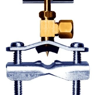 Fairview 3069-6B Needle Valve, 3/8 x 1/4 in Connection, Compression x Male, 150 psi Pressure, Brass Body Sells in Quantity of 2