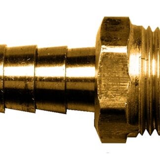 Fairview 125-2BP Pipe Coupler, 1/8 in, Hose Barb, 1/4 in, MPT, 1000 psi Pressure, Brass Sells in Quantity of 10