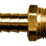 Fairview 125-4BP Pipe Coupler, 1/4 in, Hose Barb, 1/4 in, MPT, 1000 psi Pressure, Brass Sells in Quantity of 10