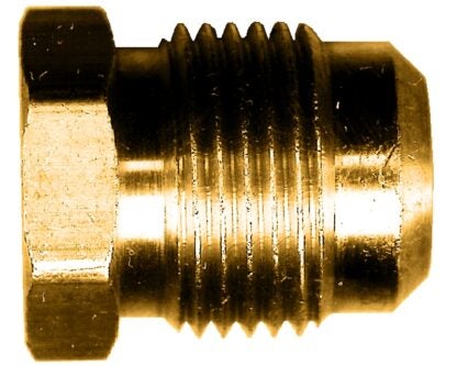 Fairview 58-5P Sealing Pipe Plug, 5/16 in, Flare, Brass Sells in Quantity of 10