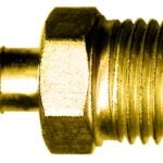 Fairview 968-4BP Pipe Connector, 1/4 in, Barb x MPT, Brass Sells in Quantity of 10