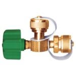 Fairview BB-2015 Dual Appliance Tee, QCC x Male Cylinder Thread, Brass