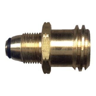 Fairview BB-2087 Adapter, Male POL x QCC, Brass