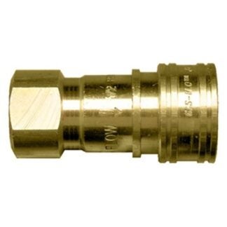 Fairview BB-QD-GMC6-6F Coupler, 3/8 in, Coupler x Female Pipe, Brass