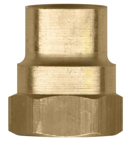 Fairview 46SW-10DP Pipe Connector, 1/2 in, Sweat x FIP, Brass Sells in Quantity of 10