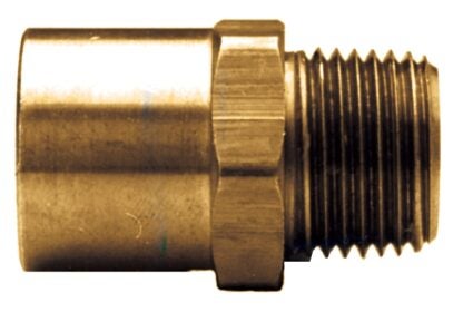 Fairview 48SW-10BP Pipe Connector, 1/2 x 1/4 in, Sweat x MIP, Brass Sells in Quantity of 10