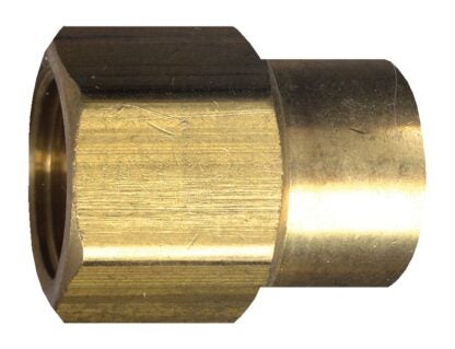 Fairview 119-EDP Reducing Pipe Coupling, 3/4 x 1/2 in, FPT, Brass, 1200 psi Pressure Sells in Quantity of 2